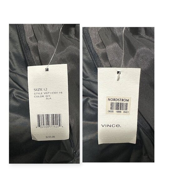 Vince Gray  Gunmetal A line Skirt, Size 12, NWT - Picture 5 of 13